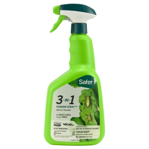 Safer 3-in-1 Garden Spray II RTU Quart (6/Cs)