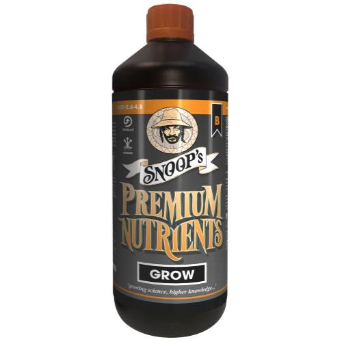 Snoop's Premium Nutrients Grow B Circulating 1 Liter (Hydro Recirculating) (12/Cs)