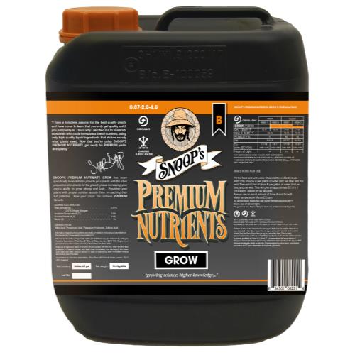 Snoop's Premium Nutrients Grow B Circulating 10 Liter (Hydro Recirculating) (2/Cs)