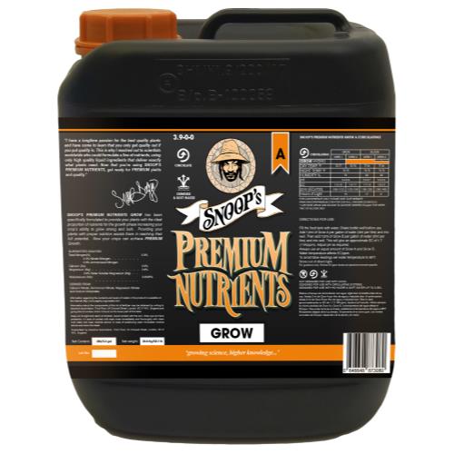 Snoop's Premium Nutrients Grow A Circulating 20 Liter (Hydro Recirculating) (1/Cs)