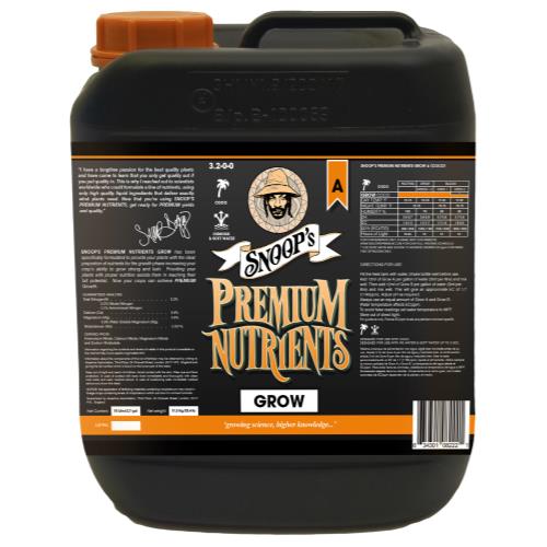 Snoop's Premium Nutrients Grow A Coco 10 Liter (2/Cs)