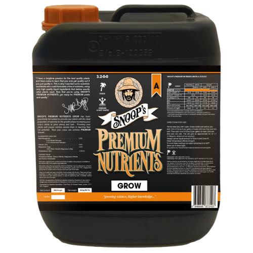 Snoop's Premium Nutrients Grow A Coco 20 Liter (1/Cs)