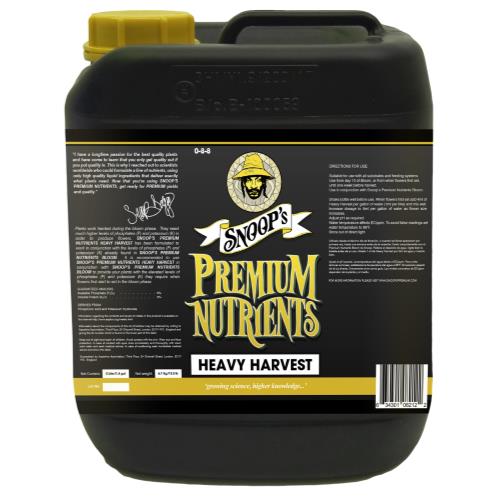 Snoop's Premium Nutrients Heavy Harvest 5 Liter (4/Cs)