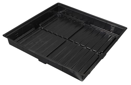 Flo-n-Gro Easy Clean Tray - 4 ft x 4 ft OD - Black