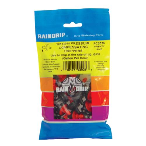 Raindrip 1/2 GPH Dripper Bag (25/bag)