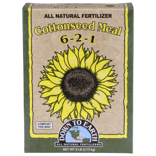 Down To Earth Cottonseed Meal - 6 lb (6/Cs)