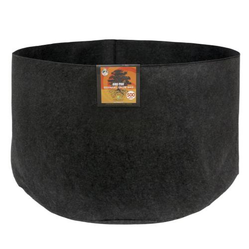 Gro Pro Essential Round Fabric Pot - Black 500 Gallon (6/Cs)