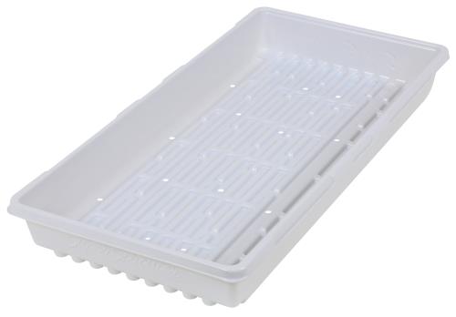 Super Sprouter Triple Thick Tray White 10 x 20 w/ Holes (50/Cs)