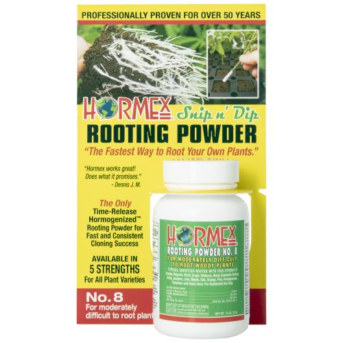 Hormex Snip n' Dip Rooting Powder #8 - 3/4 oz (12/Cs)