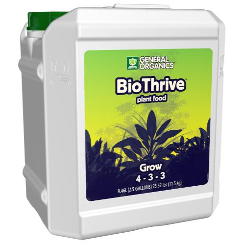 GH General Organics BioThrive Grow 2.5 Gallon (2/Cs)