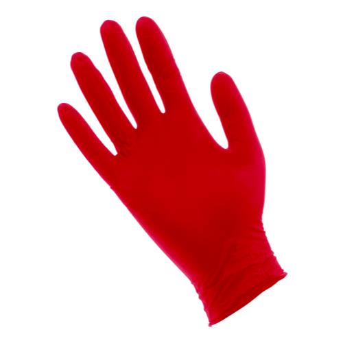 Red Lightning Powder Free Nitrile Gloves Large (100/Box)