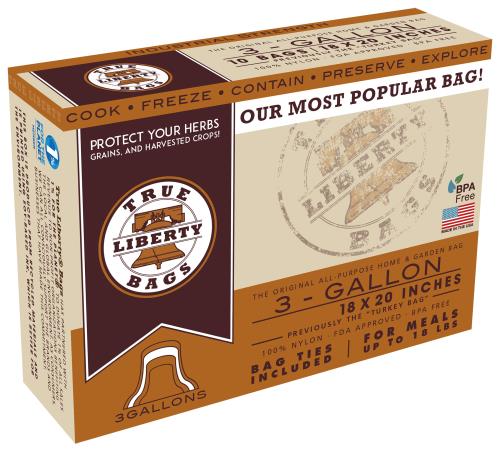 True Liberty 3 Gallon Bags 18 in x 20 in (10/pack)