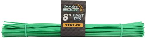 Grower's Edge Twist Tie Precut 8 in (1= 100 pcs/bundle)