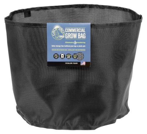 Gro Pro Elite 10 Gallon Black Commercial Grow Bag (40/Cs)