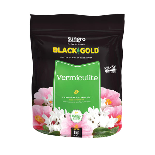 Black Gold Vermiculite 8 QT (8/Cs)